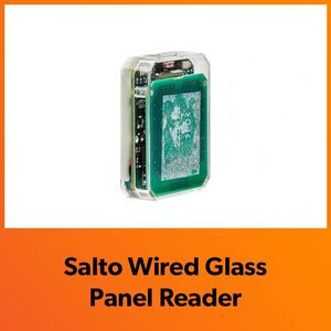 Salto Wired Glass Panel Reader